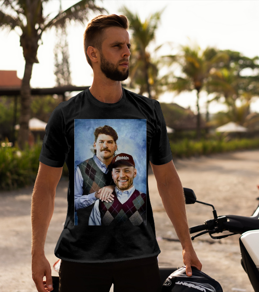 Bussin With The Boys Step Brothers Taylor Lewan Will Compton Photo T-Shirt