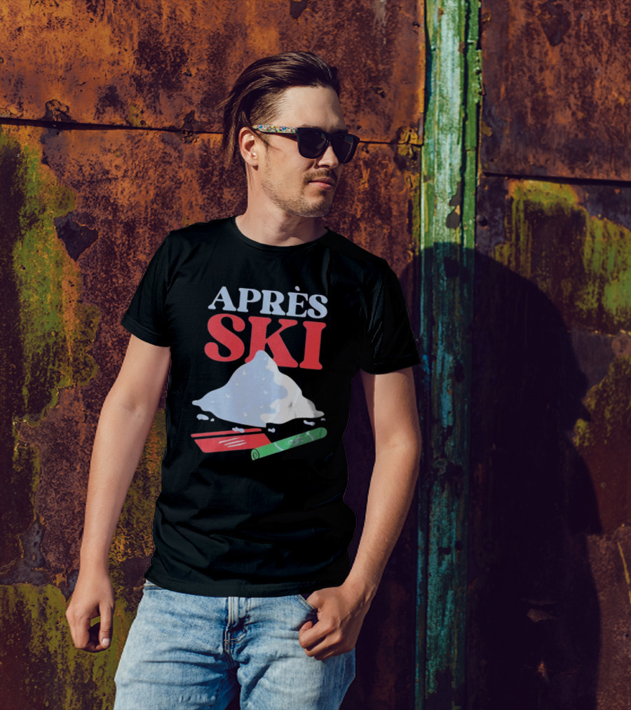 APRÈS SKI Snow Powder Enthusiast Fun Adventure T-Shirt