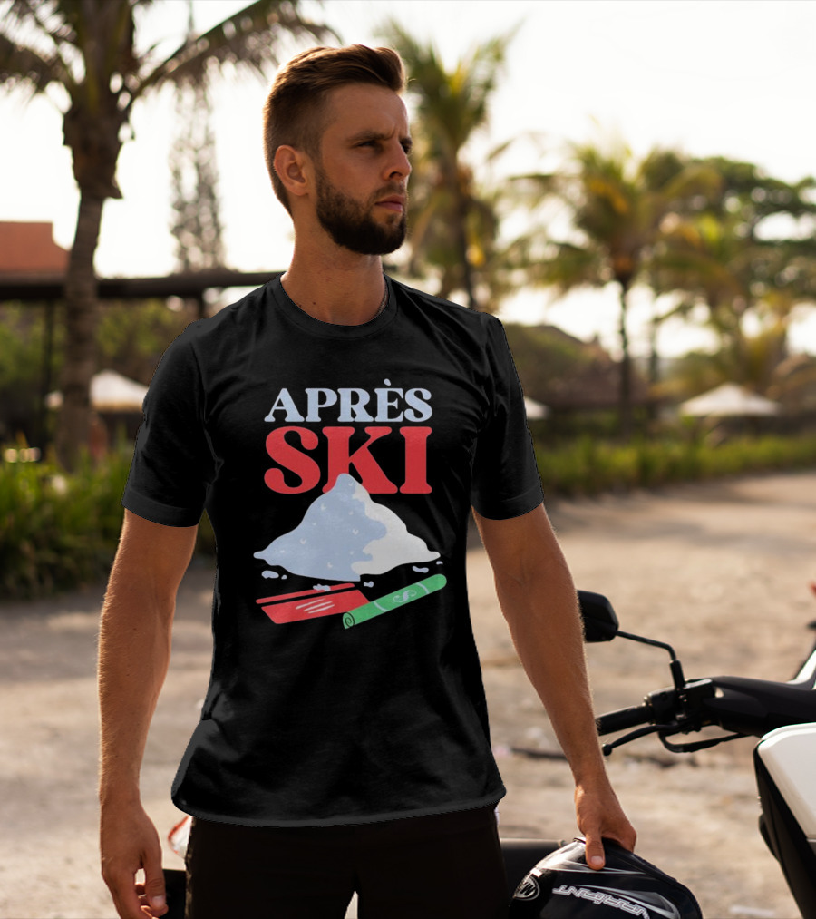 APRÈS SKI Snow Powder Enthusiast Fun Adventure T-Shirt