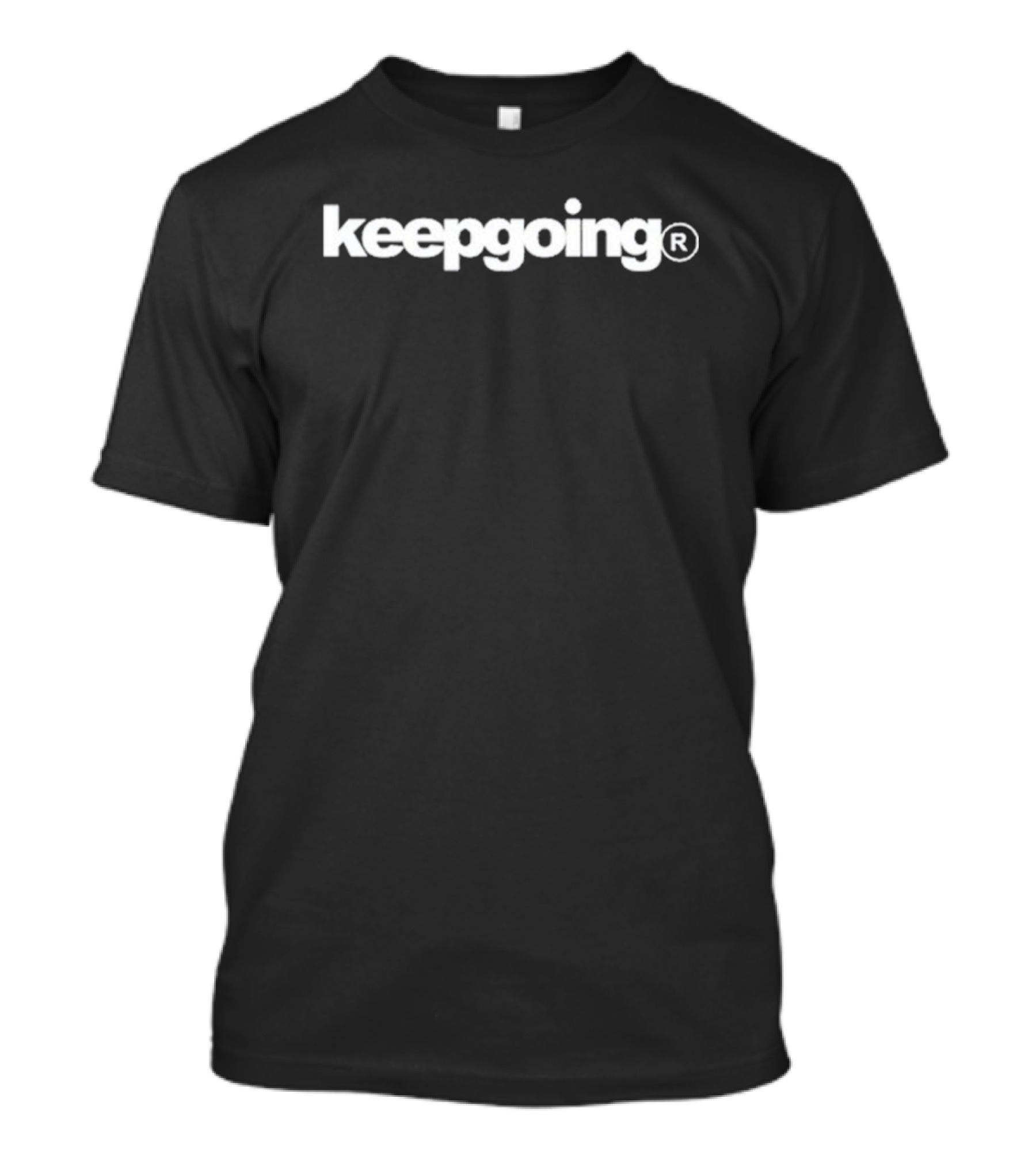 Keepgoing Core Reg Trademark Logo Black T-Shirt