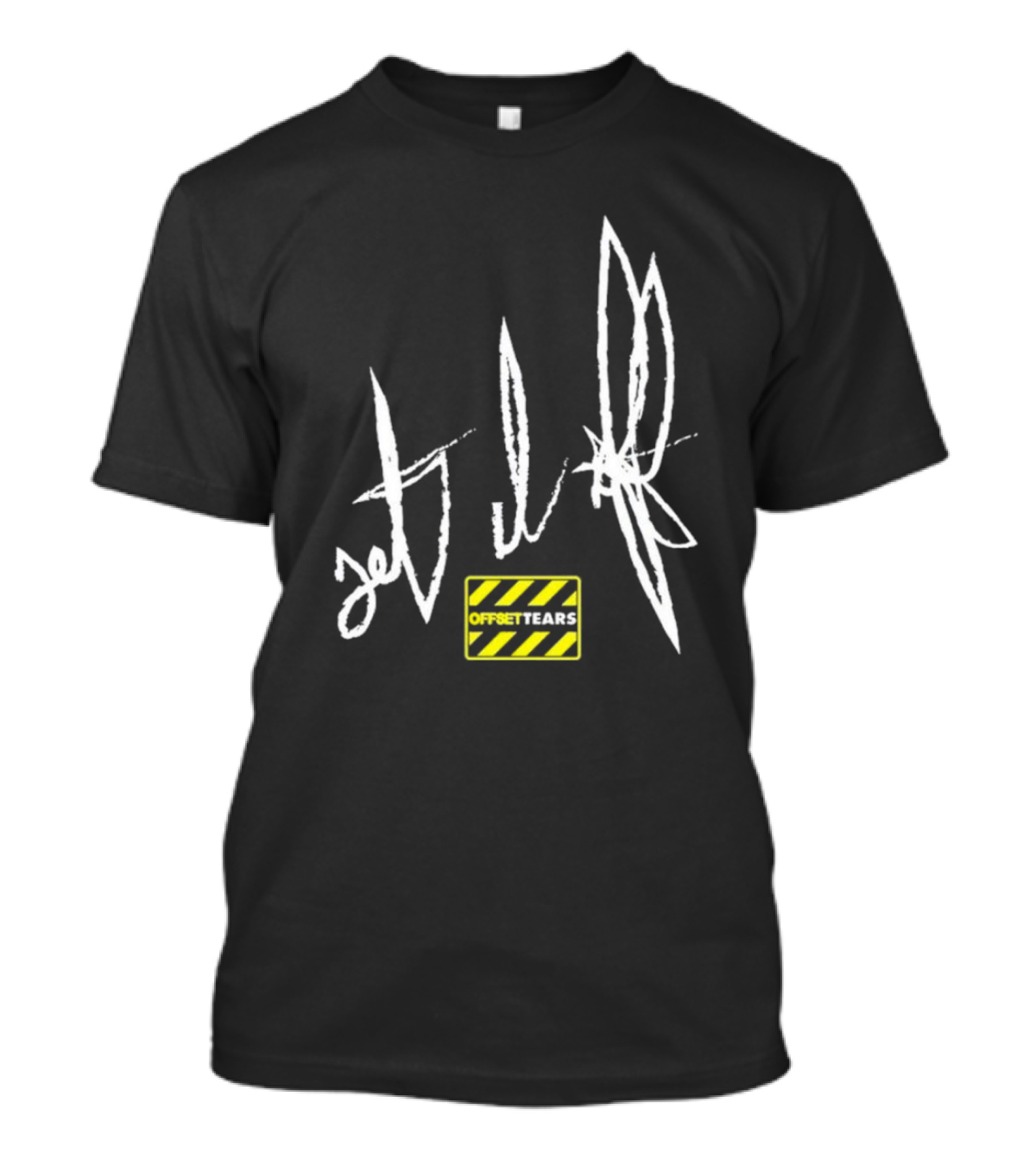 OFFSET TEARS 4 Caution Tape Signature T-Shirt