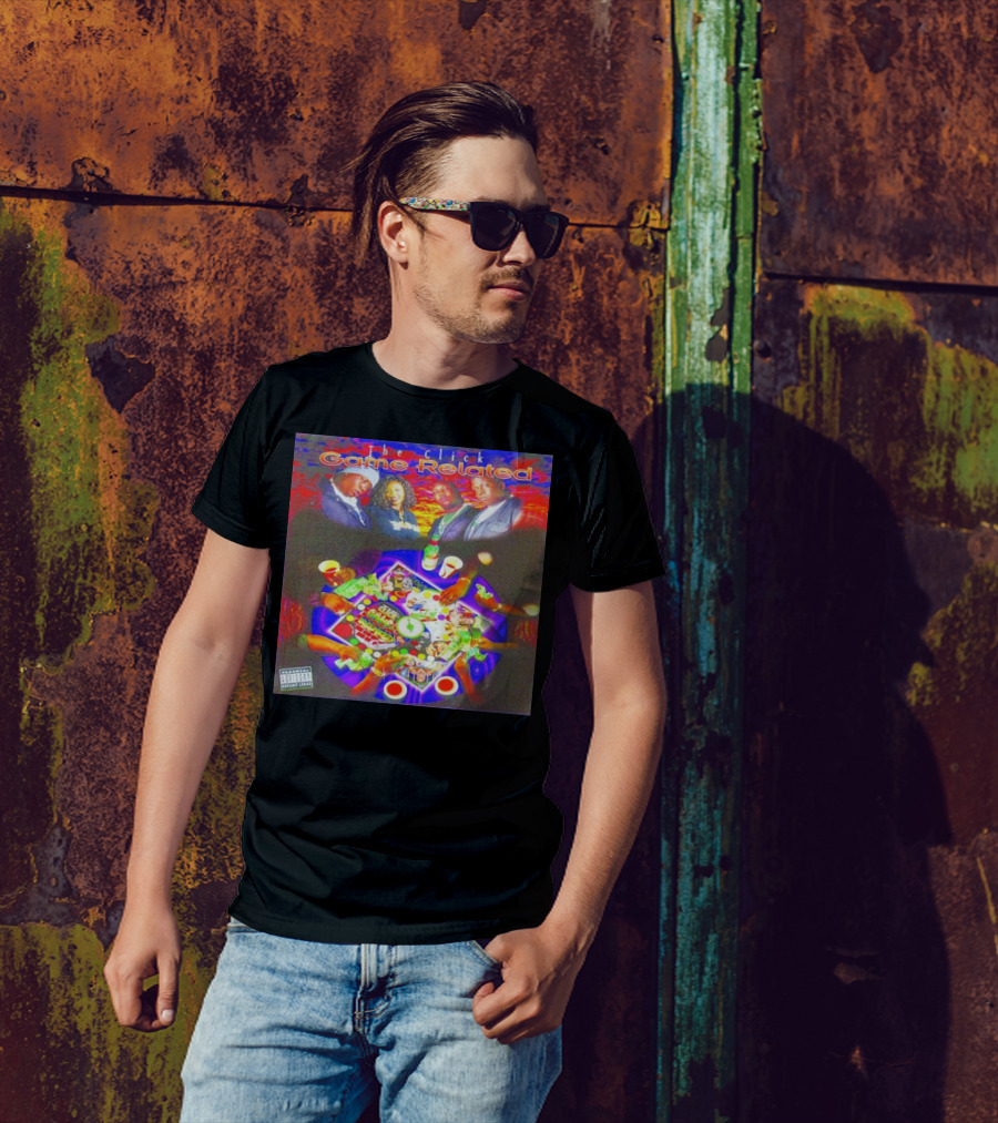 The Click Game Related Album Cover T-Shirt