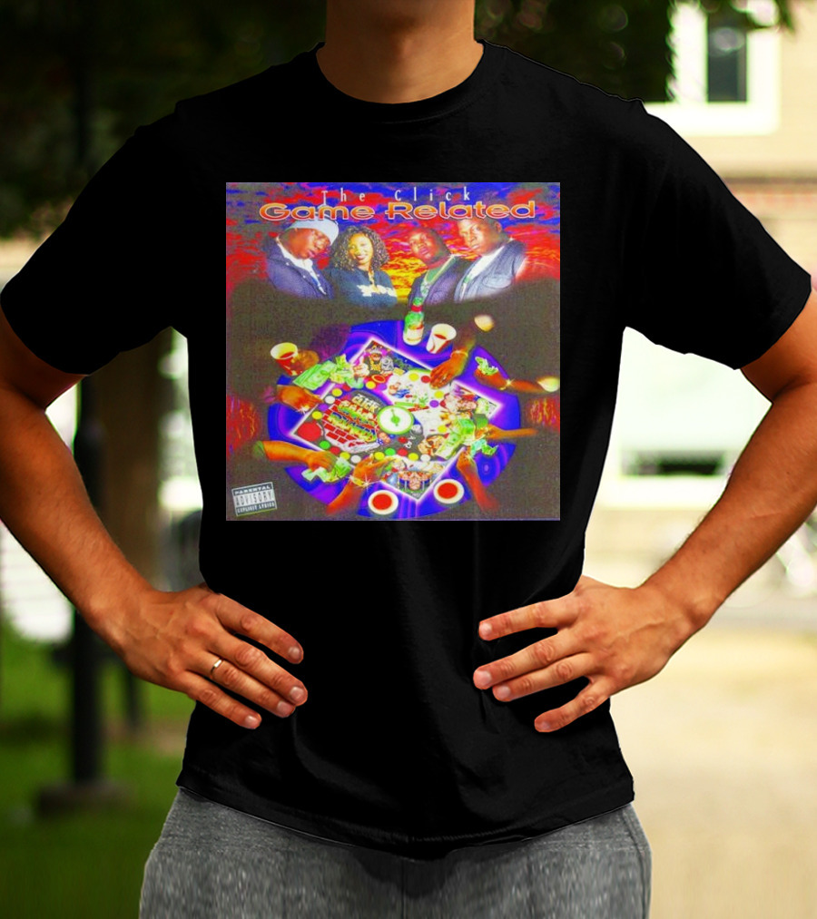The Click Game Related Album Cover T-Shirt