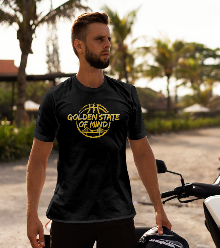 Golden State Of Mind Basketball Bridge T-Shirt