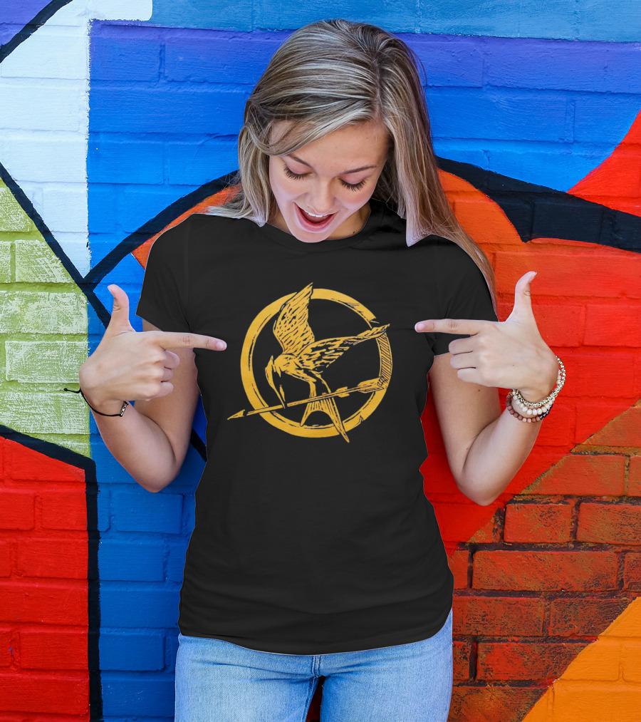 Mockingjay Pin Icon The Hunger Games T-Shirt