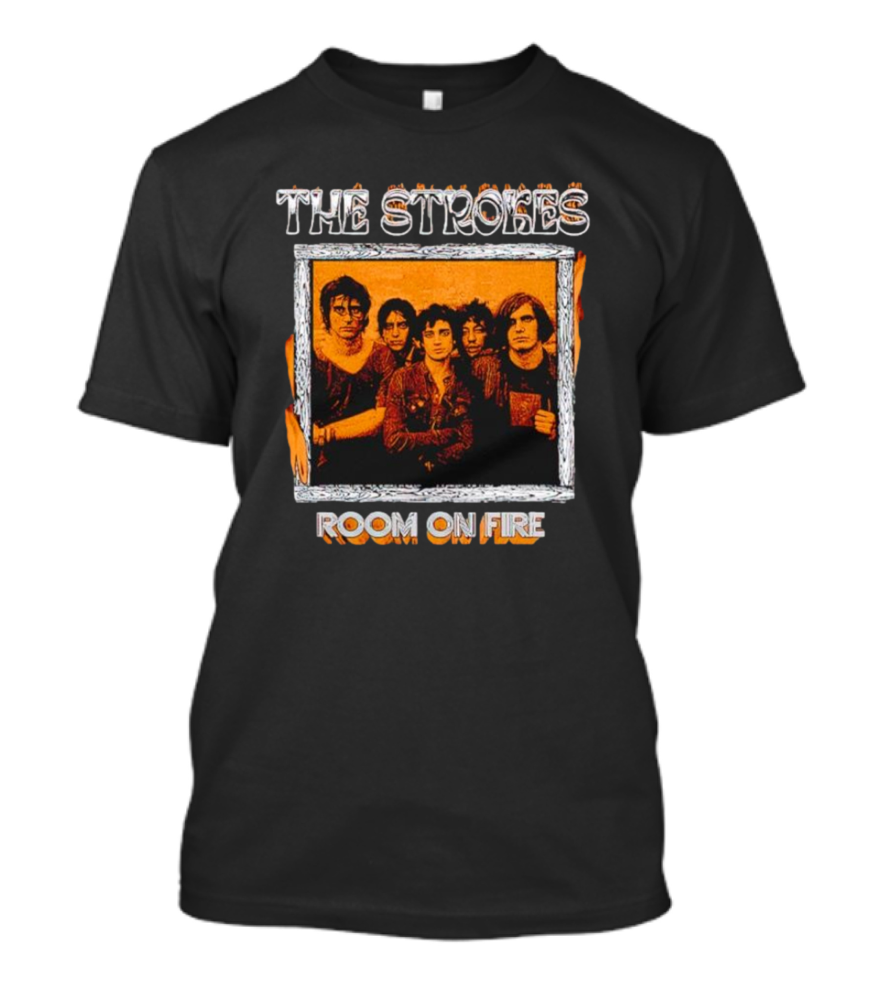 The Strokes Room On Fire Album Art Band Photo T-Shirt