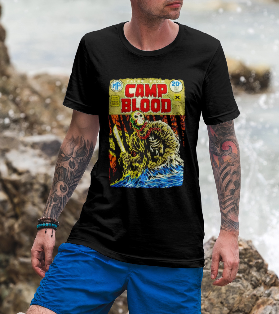 Tales From Camp Blood First Issue Jason Voorhees Comic Style 20¢ No. 1 May T-Shirt