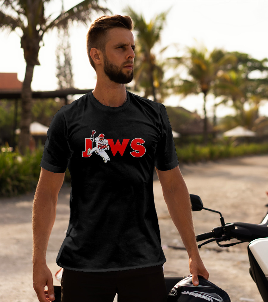 Jaws Jawhar Jordan 25 Louisville Cardinals Football T-Shirt