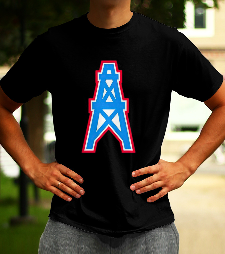 Houston Oilers Luv Ya Blue Oil Derrick Franklin T-Shirt