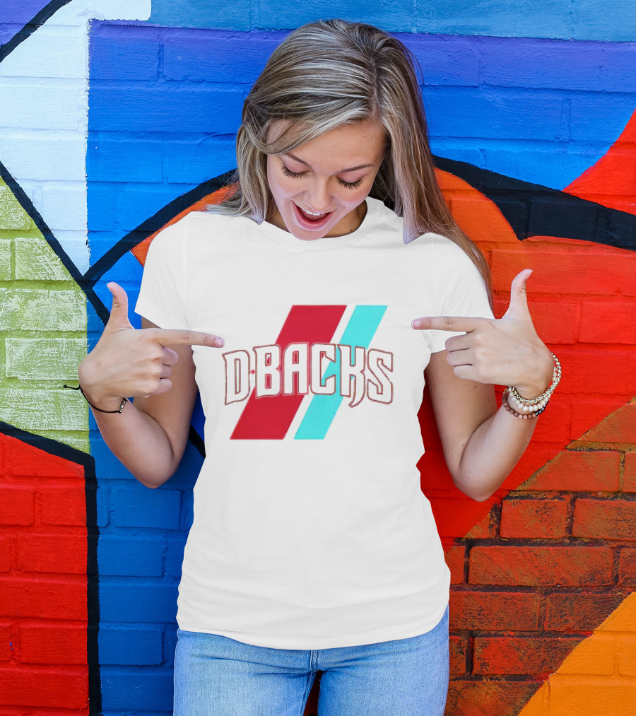 Arizona DBbacks Tri-Color Stripe T-Shirt