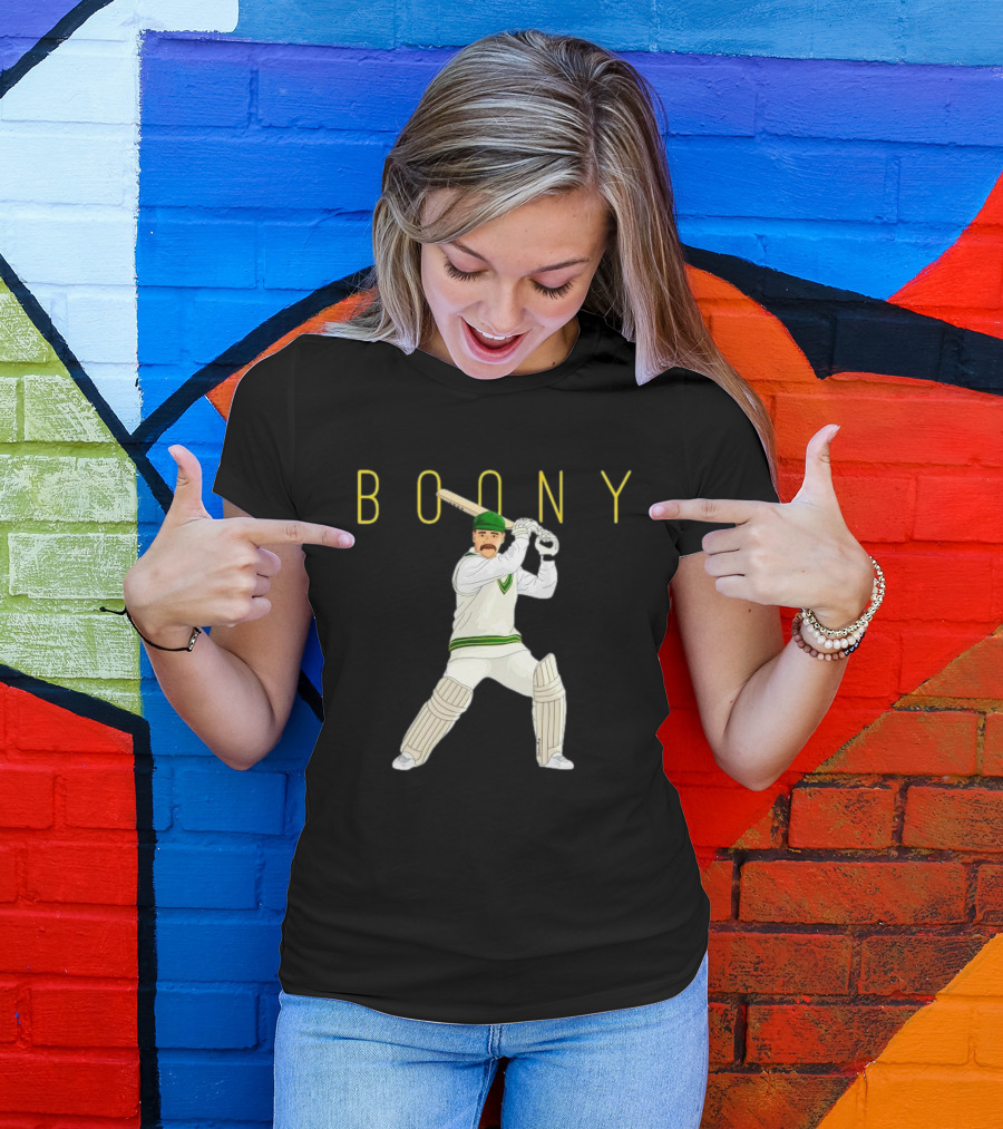 BOONY David Boon Test Cricket Player T-Shirt