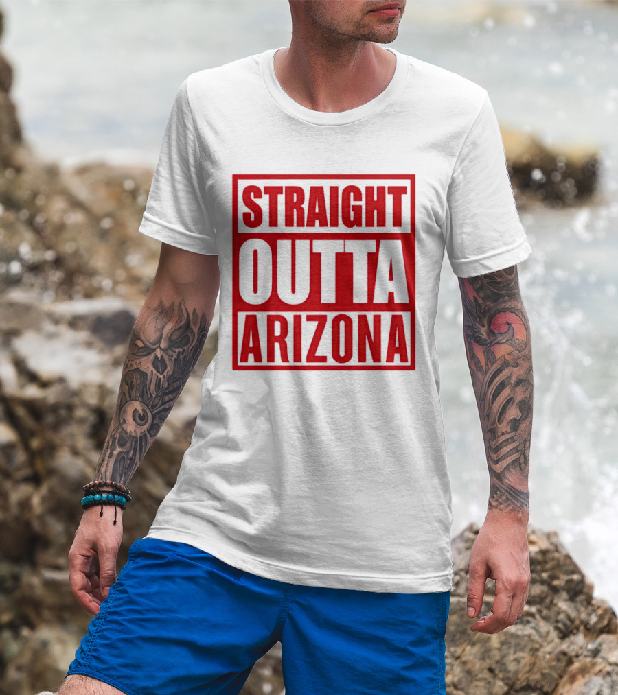 Straight Outta Arizona Diamondbacks T-Shirt