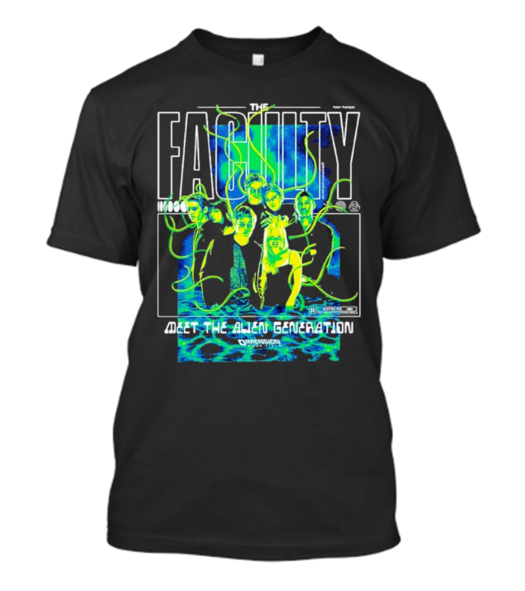 The Faculty Meet The Alien Generation Dimension Films T-Shirt
