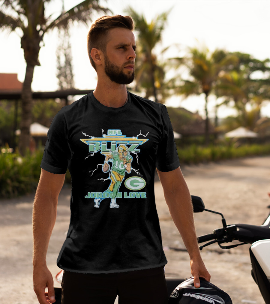 NFL Blitz Jordan Love Packers T-Shirt