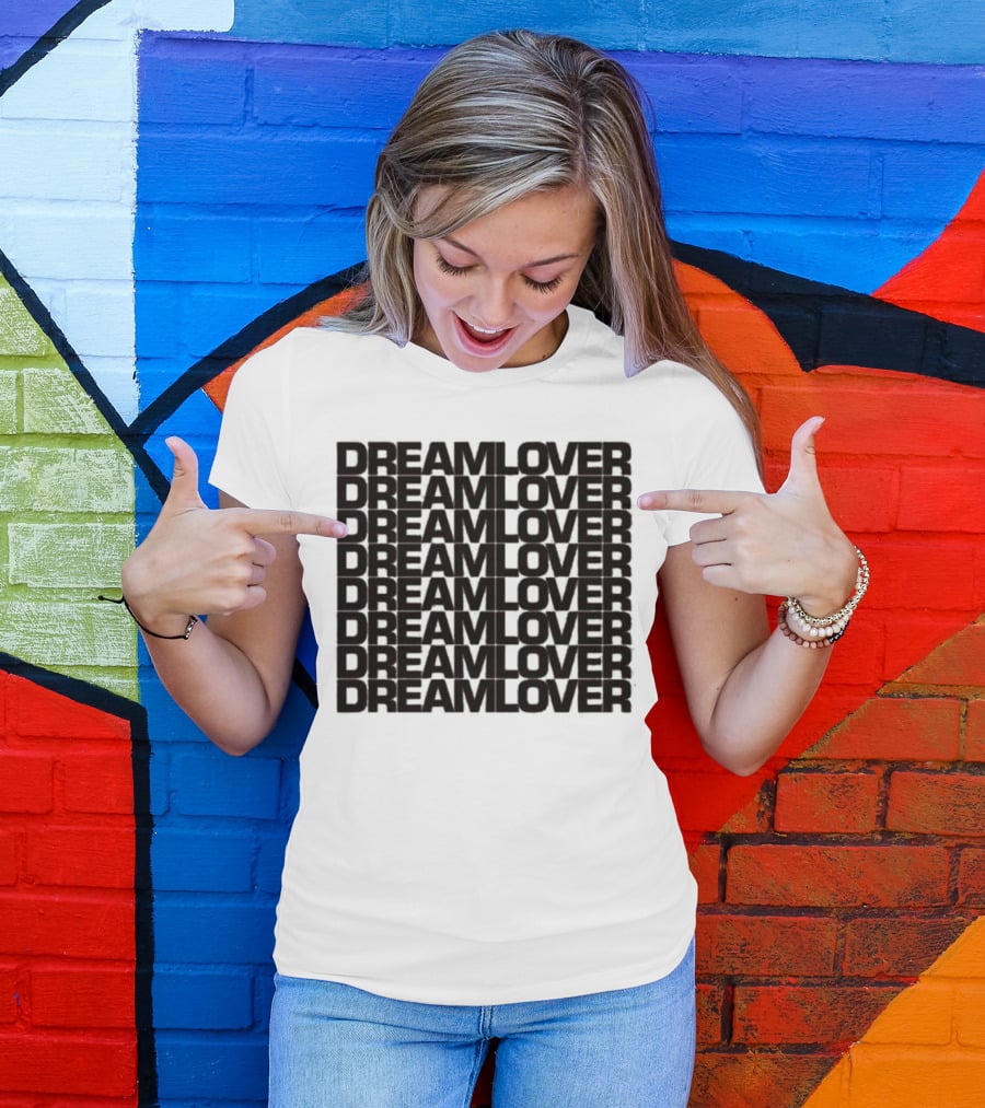 Mariah Carey Dreamlover Repeated Text T-Shirt