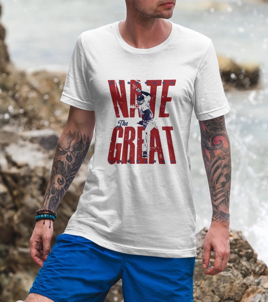 Nate The Great Nathan Eovaldi Baseball Pitcher T-Shirt