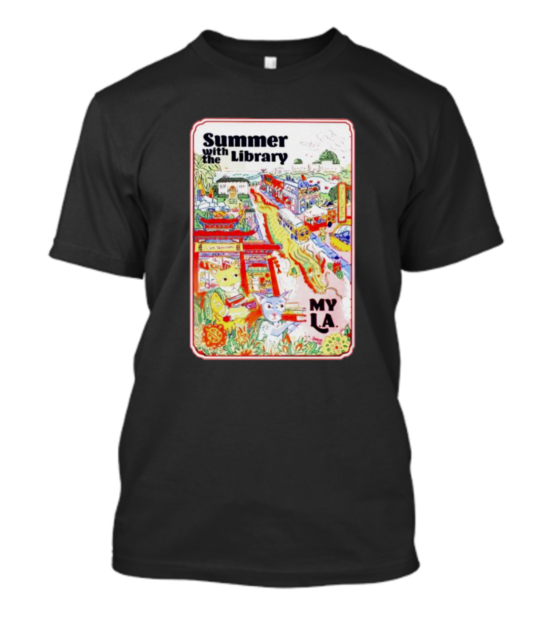 Summer With The Library My LA T-Shirt