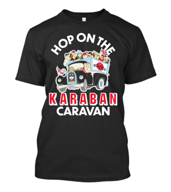 Hop On The Karaban Caravan UConn Huskies T-Shirt