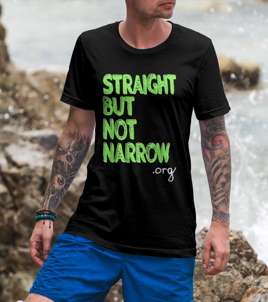 Josh Hutcherson Straight But Not Narrow Support .Org T-Shirt