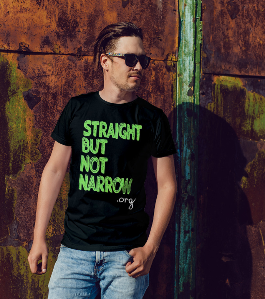 Josh Hutcherson Straight But Not Narrow Support .Org T-Shirt