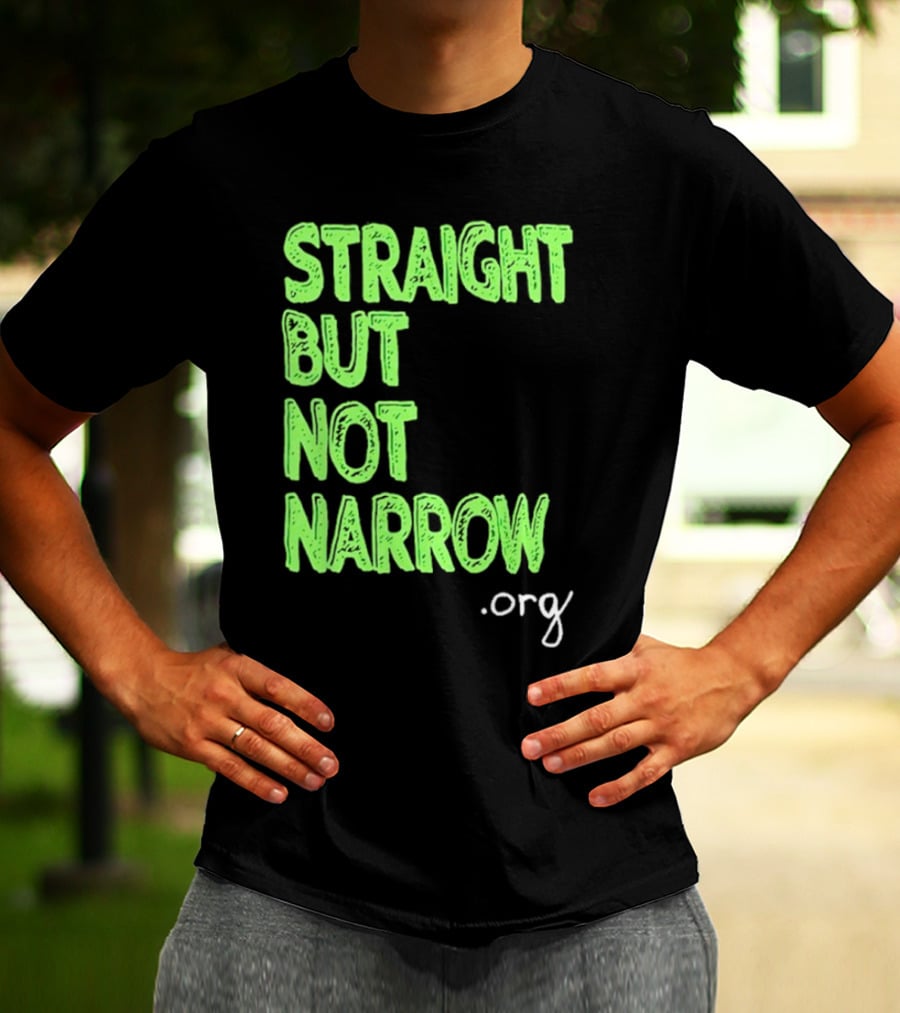 Josh Hutcherson Straight But Not Narrow Support .Org T-Shirt