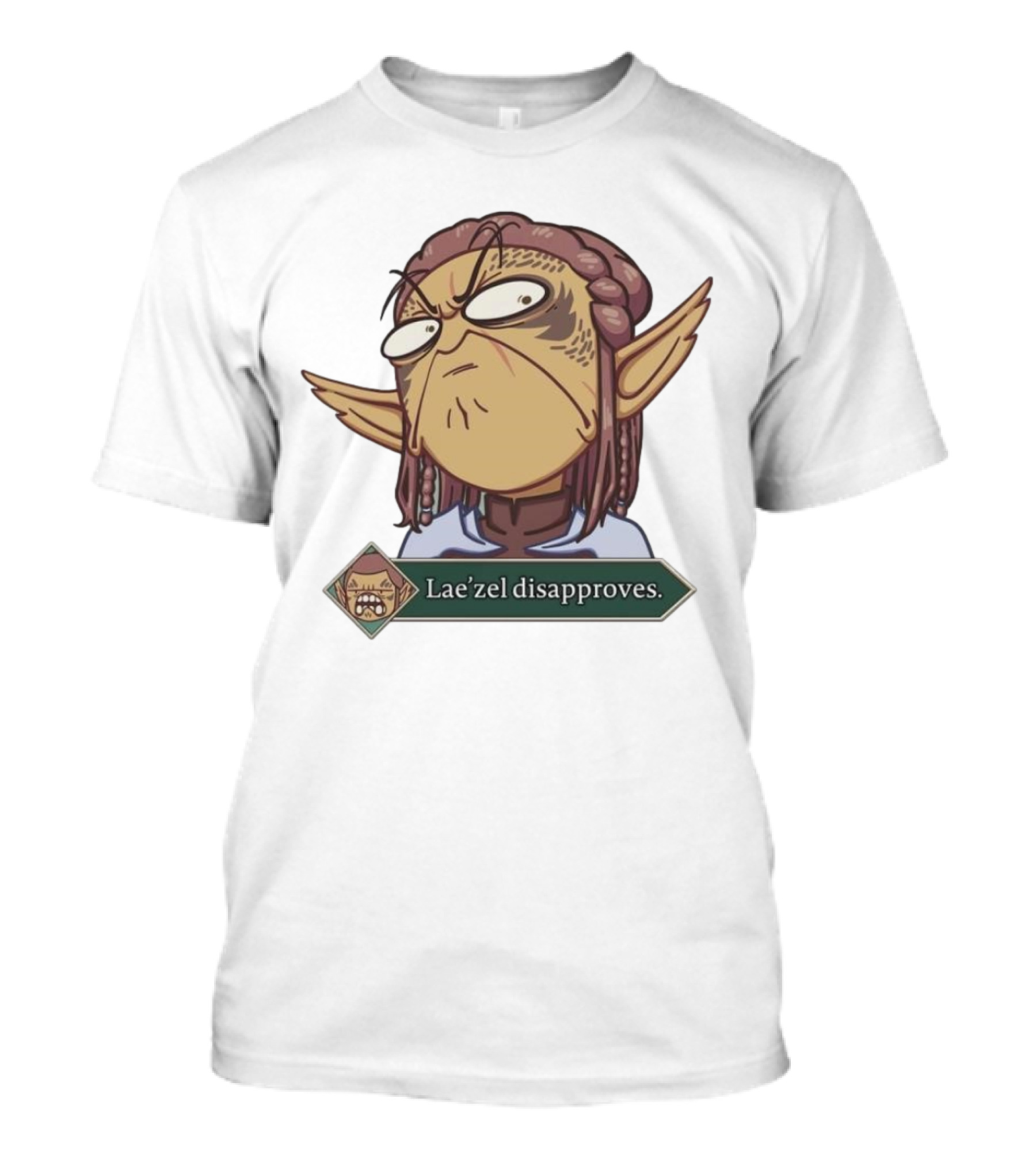 Lae’zel Disapproves Baldur's Gate Meme Expression T-Shirt