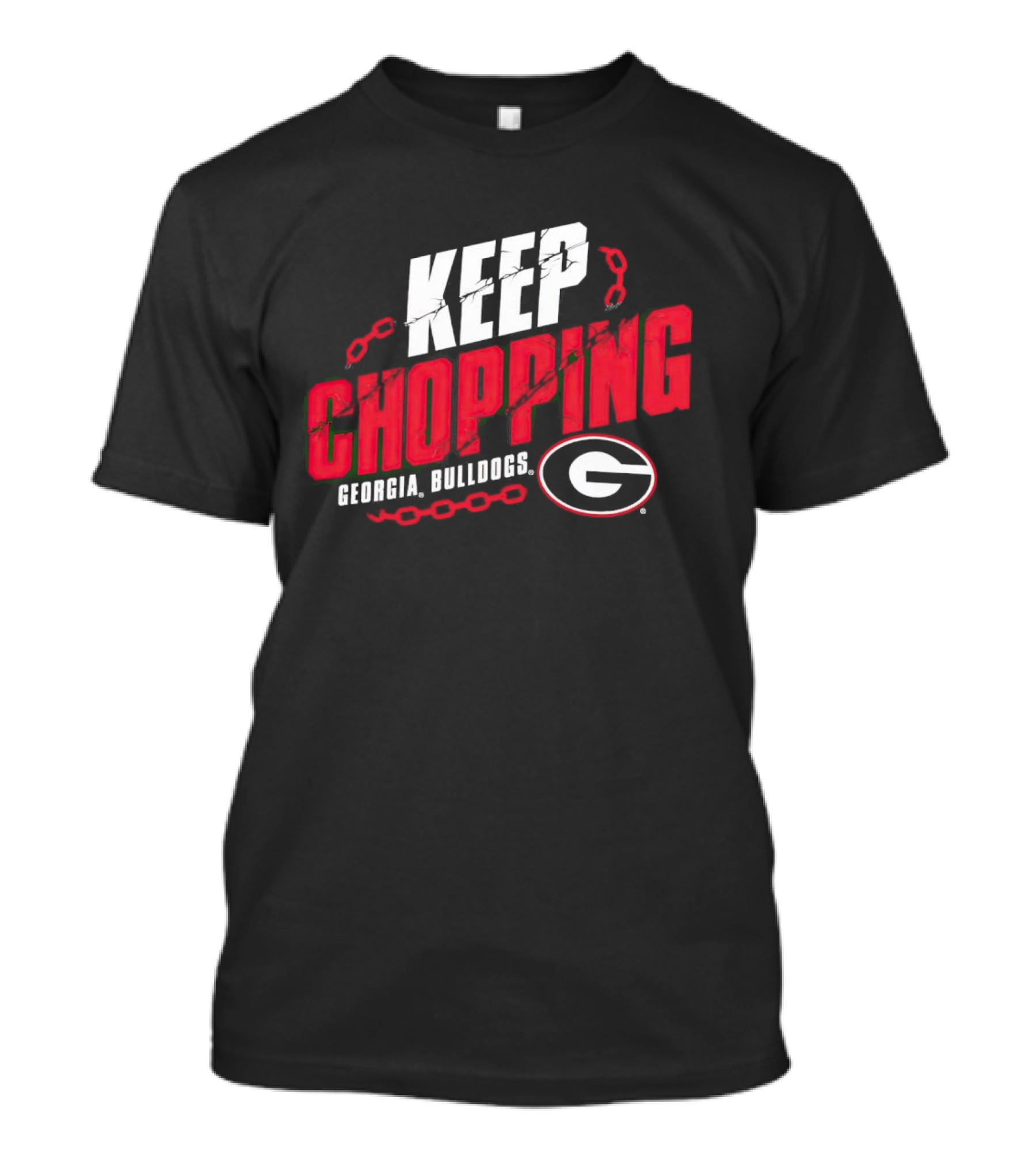 Keep Chopping Georgia Bulldogs G Logo Chain T-Shirt