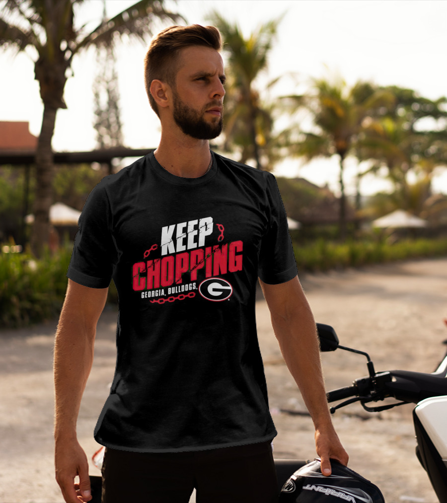 Keep Chopping Georgia Bulldogs G Logo Chain T-Shirt