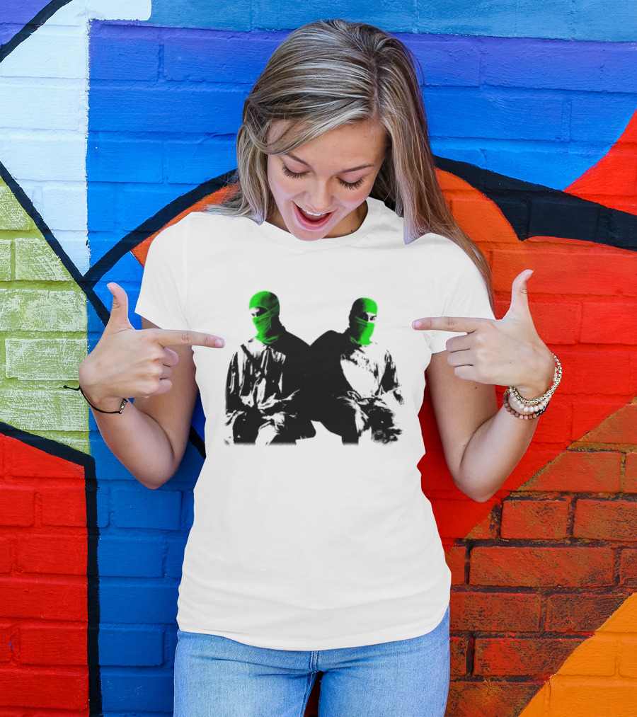 Mansionz Mask Green Neon Duo T-Shirt