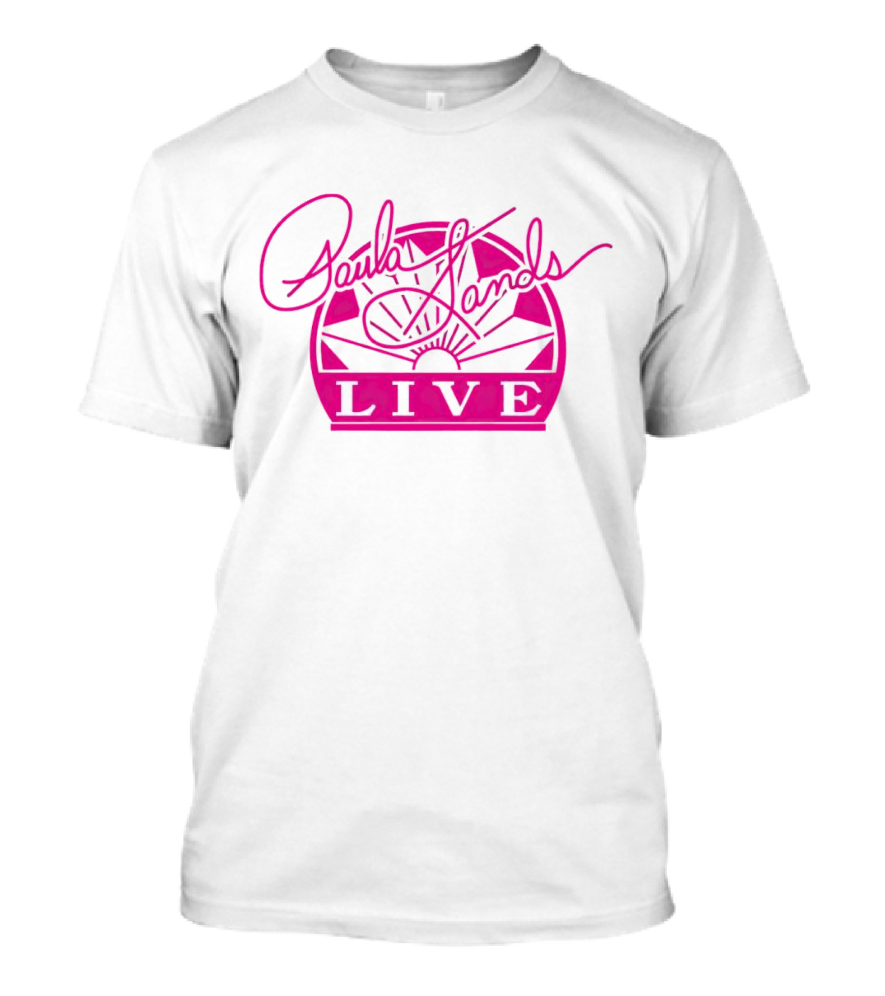 Paula Sands Live Pink Script With Sunrise T-Shirt