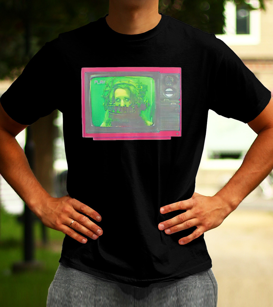 Play Saw Bear Trap Retro TV Horror T-Shirt