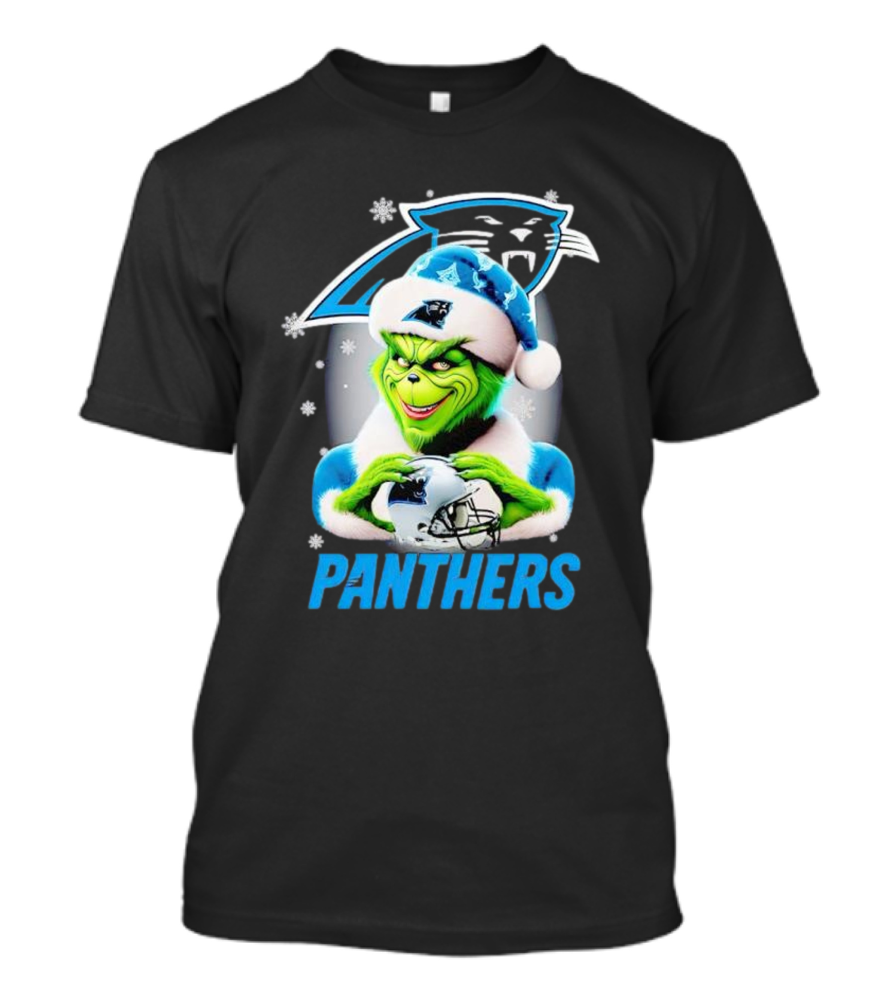 Grinch Carolina Panthers Christmas Fan T-Shirt