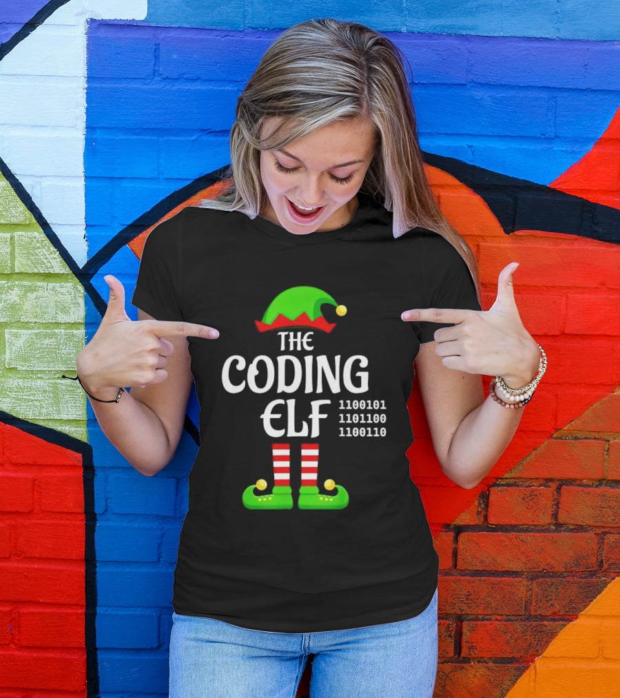 The Coding ELF 1100101 1101100 1101110 T-Shirt