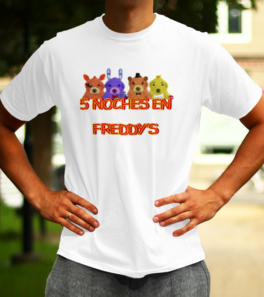 5 Noches En Freddy’s Peluches Colores Animatronics T-Shirt