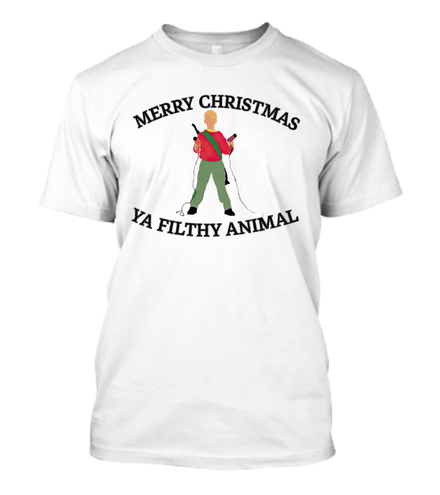 Merry Christmas Ya Filthy Animal Kevin McCallister Home Alone T-Shirt