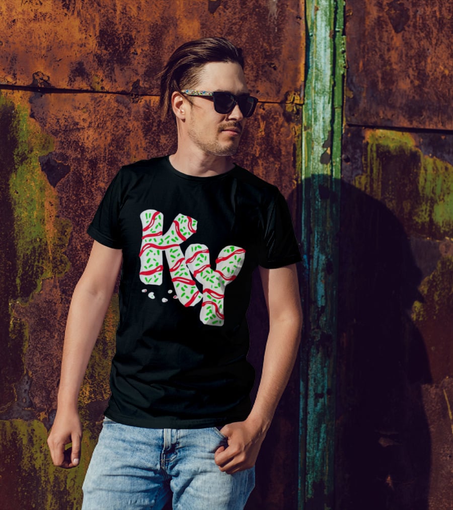 Christmas Treat KY Candy Cane-Inspired T-Shirt