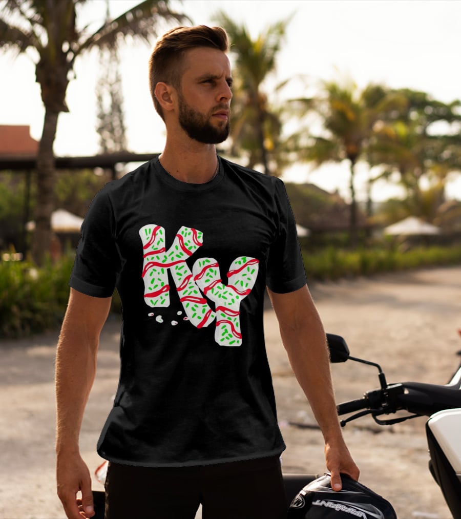 Christmas Treat KY Candy Cane-Inspired T-Shirt