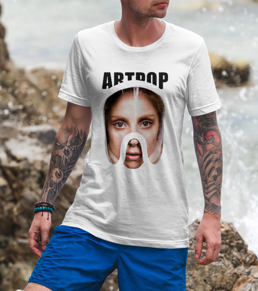Lady Gaga Artpop Face Mask T-Shirt