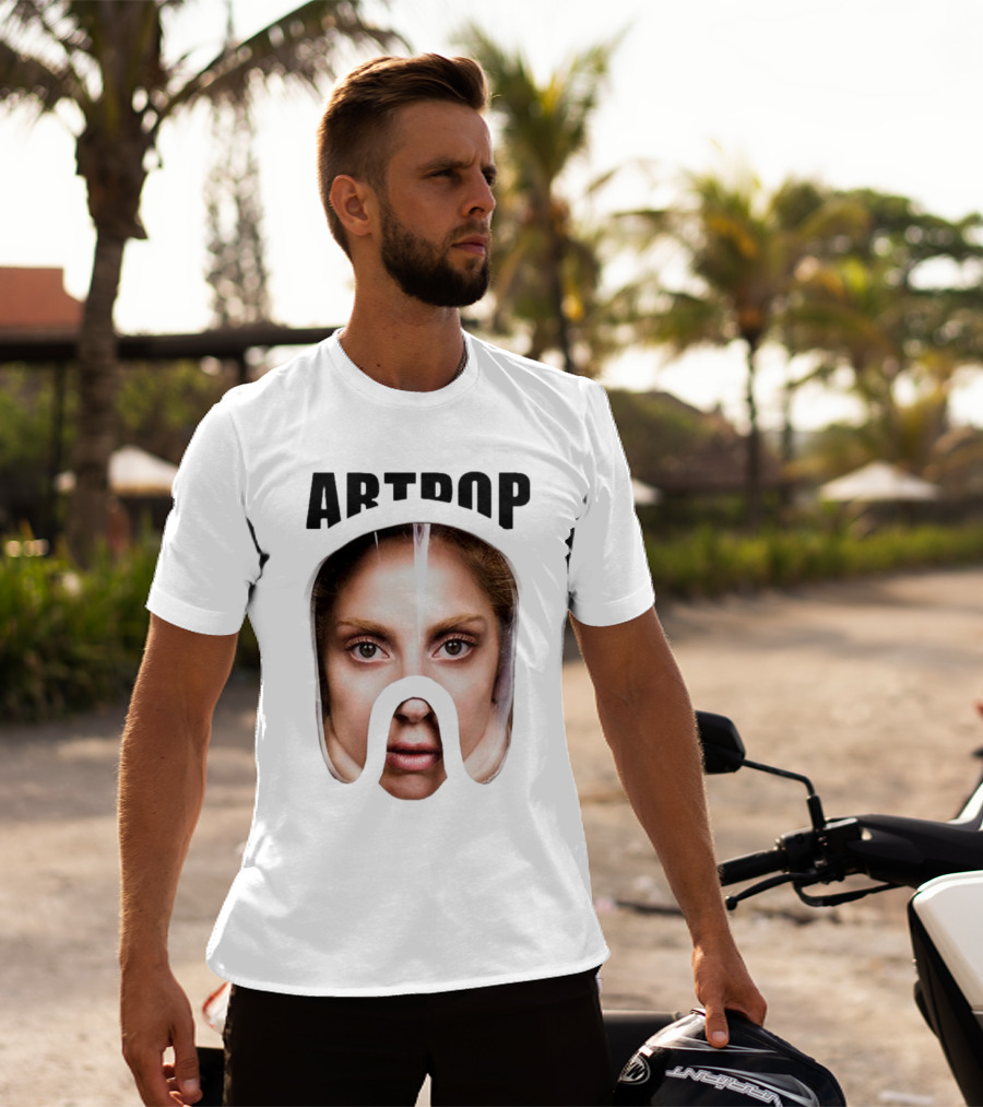 Lady Gaga Artpop Face Mask T-Shirt