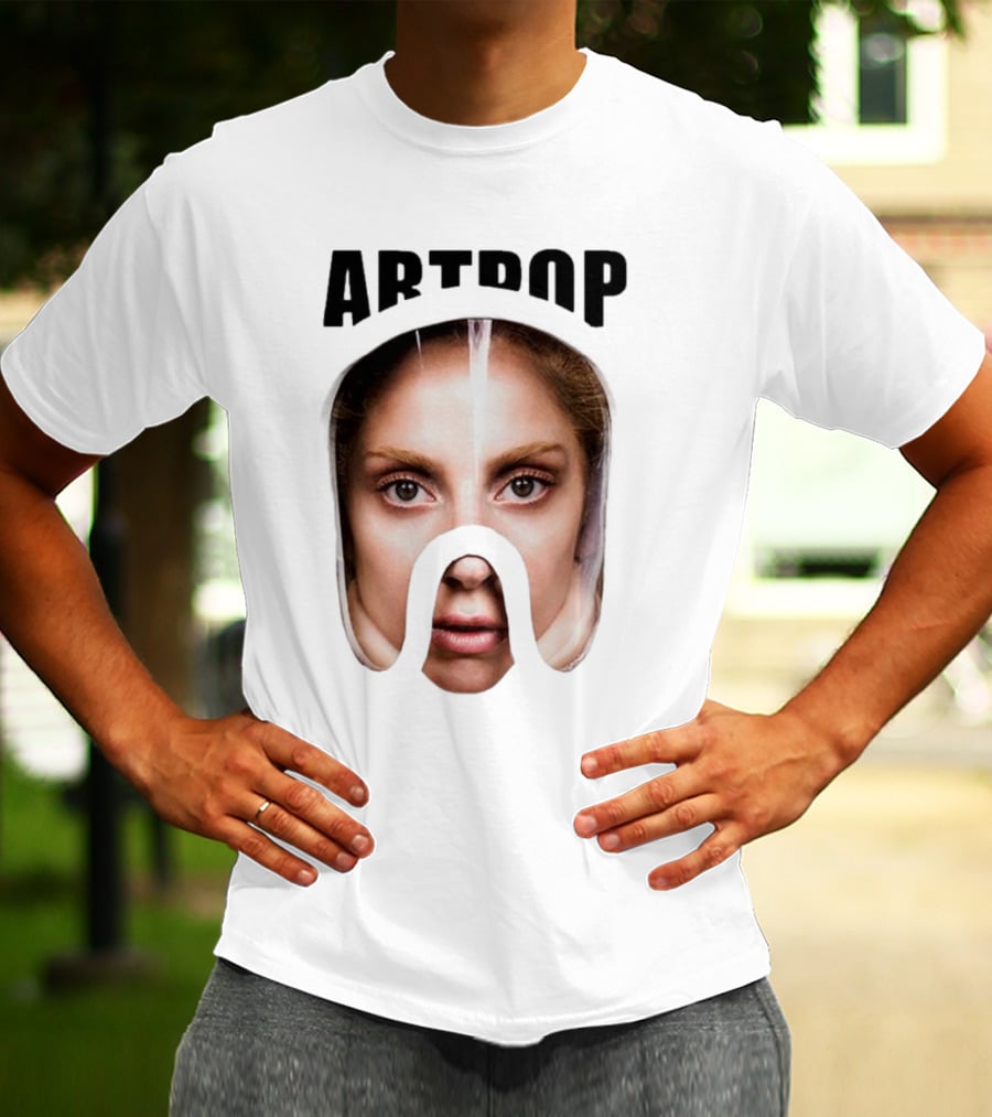 Lady Gaga Artpop Face Mask T-Shirt