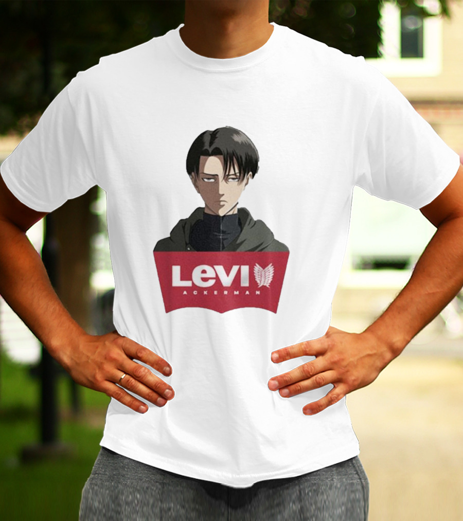 Levi Ackerman Anime Character Iconic T-Shirt