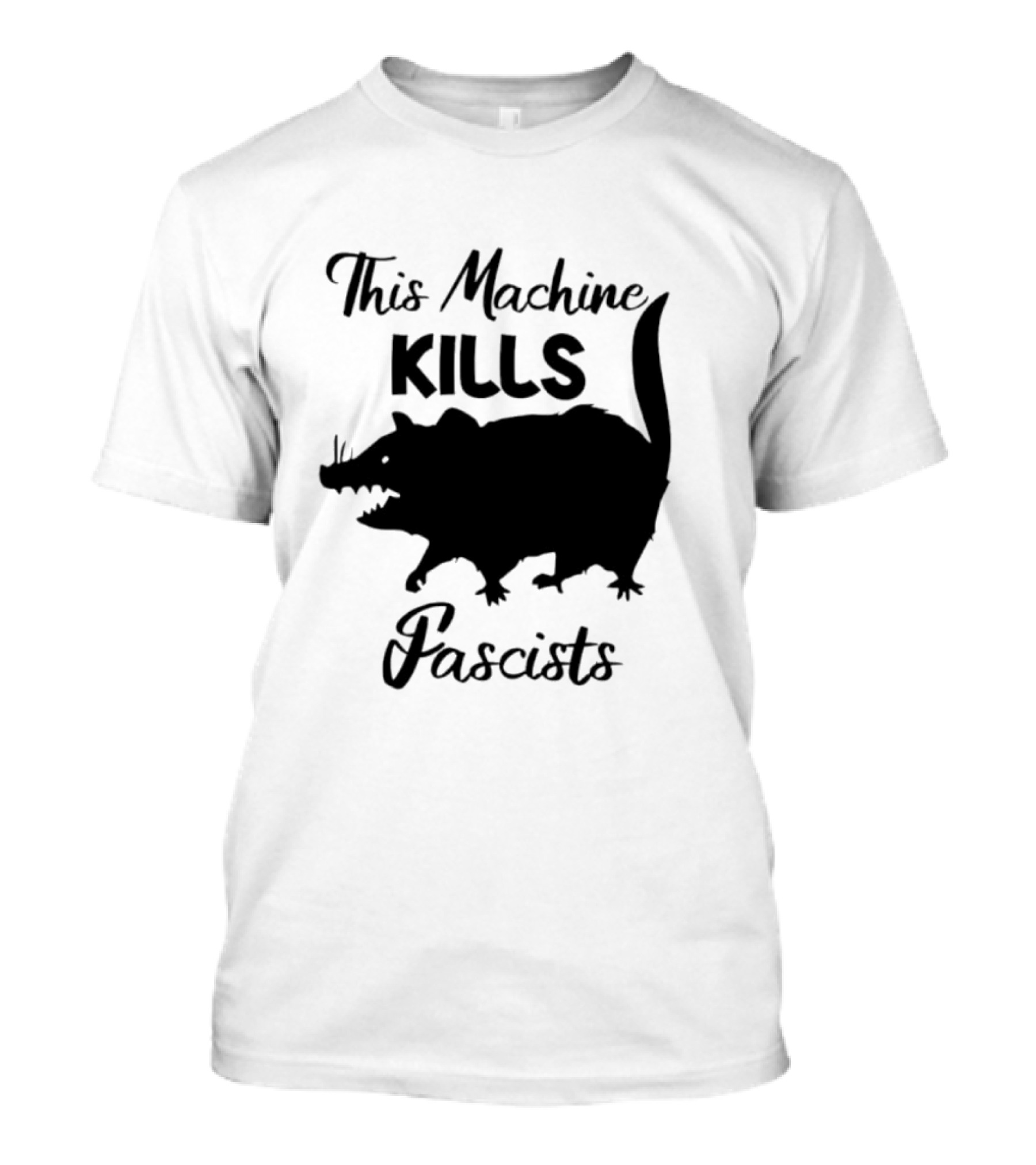This Machine Kills Fascists Rat T-Shirt