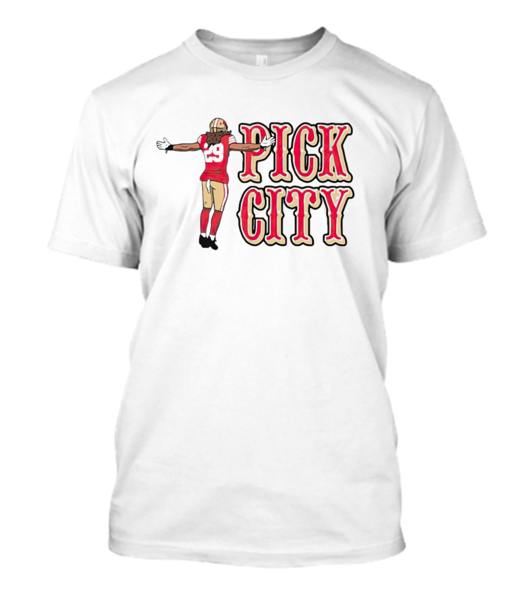 Talanoa Hufanga Pick City 49ers T-Shirt