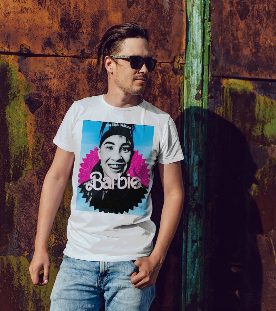 The Kick Demon Barbie Iconic Bold Face T-Shirt