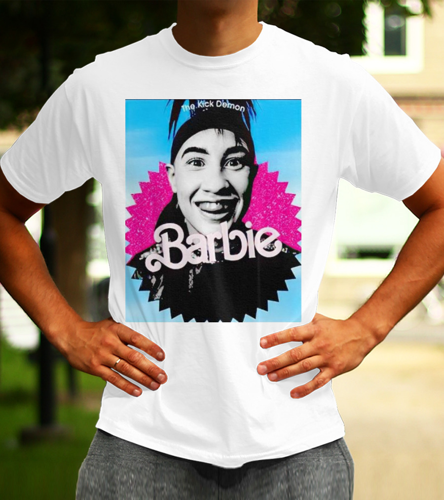 The Kick Demon Barbie Iconic Bold Face T-Shirt