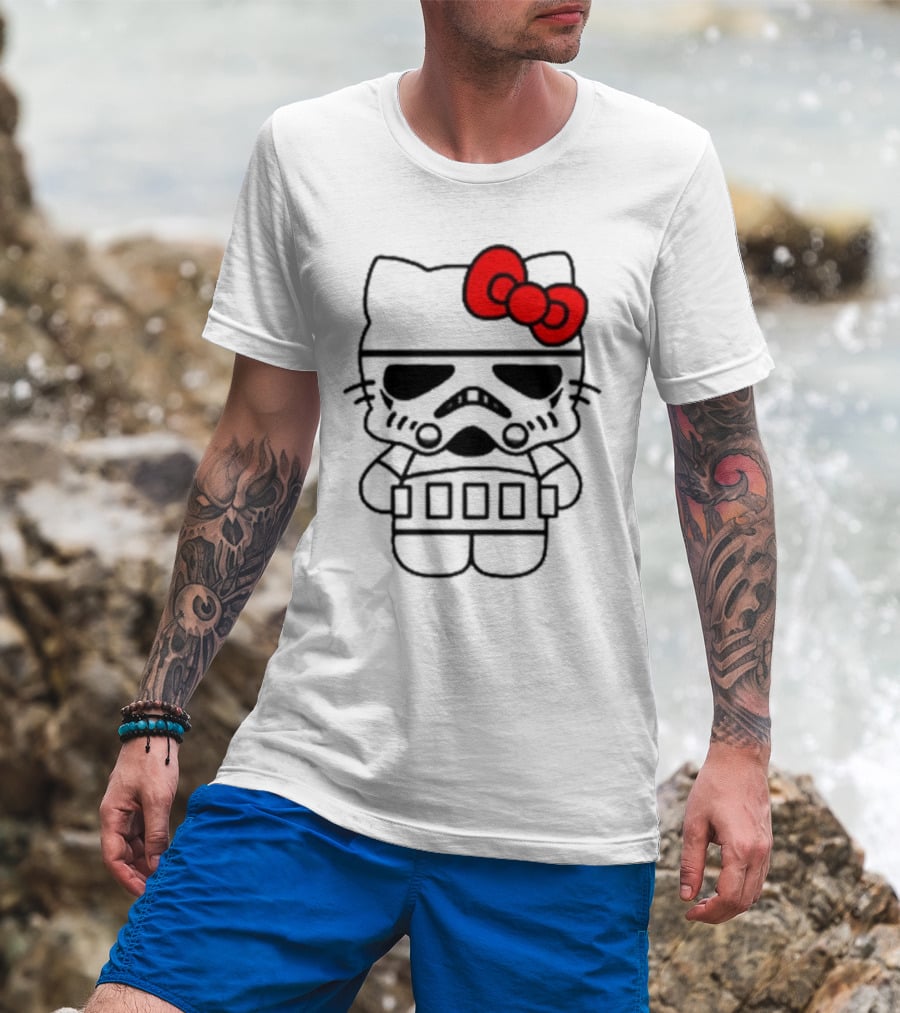 Hello Kitty Star Wars Stormtrooper Crossover T-Shirt