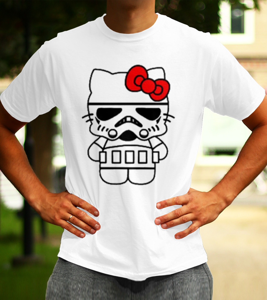 Hello Kitty Star Wars Stormtrooper Crossover T-Shirt