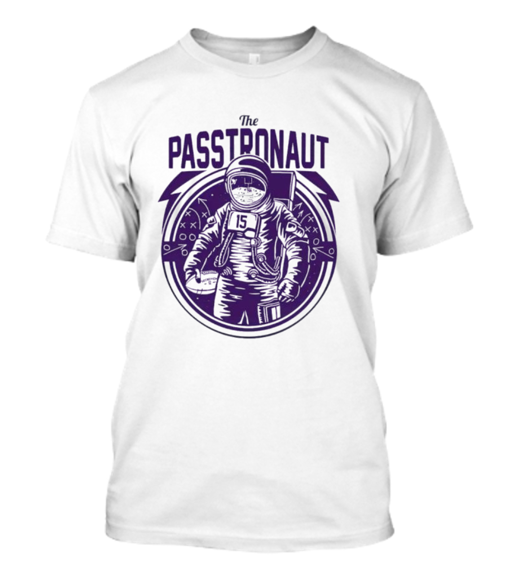 Minnesota Vikings The Passtronaut Astronaut Player Number 15 T-Shirt