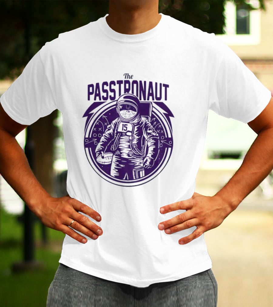 Minnesota Vikings The Passtronaut Astronaut Player Number 15 T-Shirt