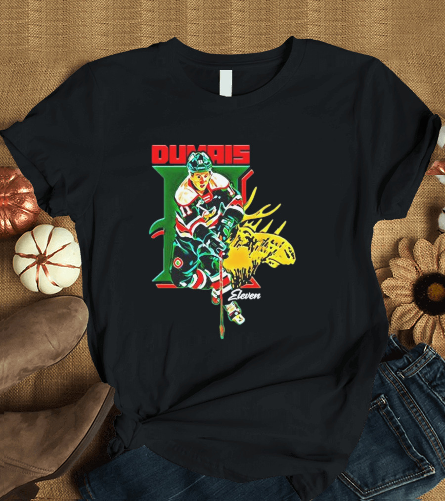 Dumais Eleven Halifax Mooseheads Hockey Player Image T-Shirt